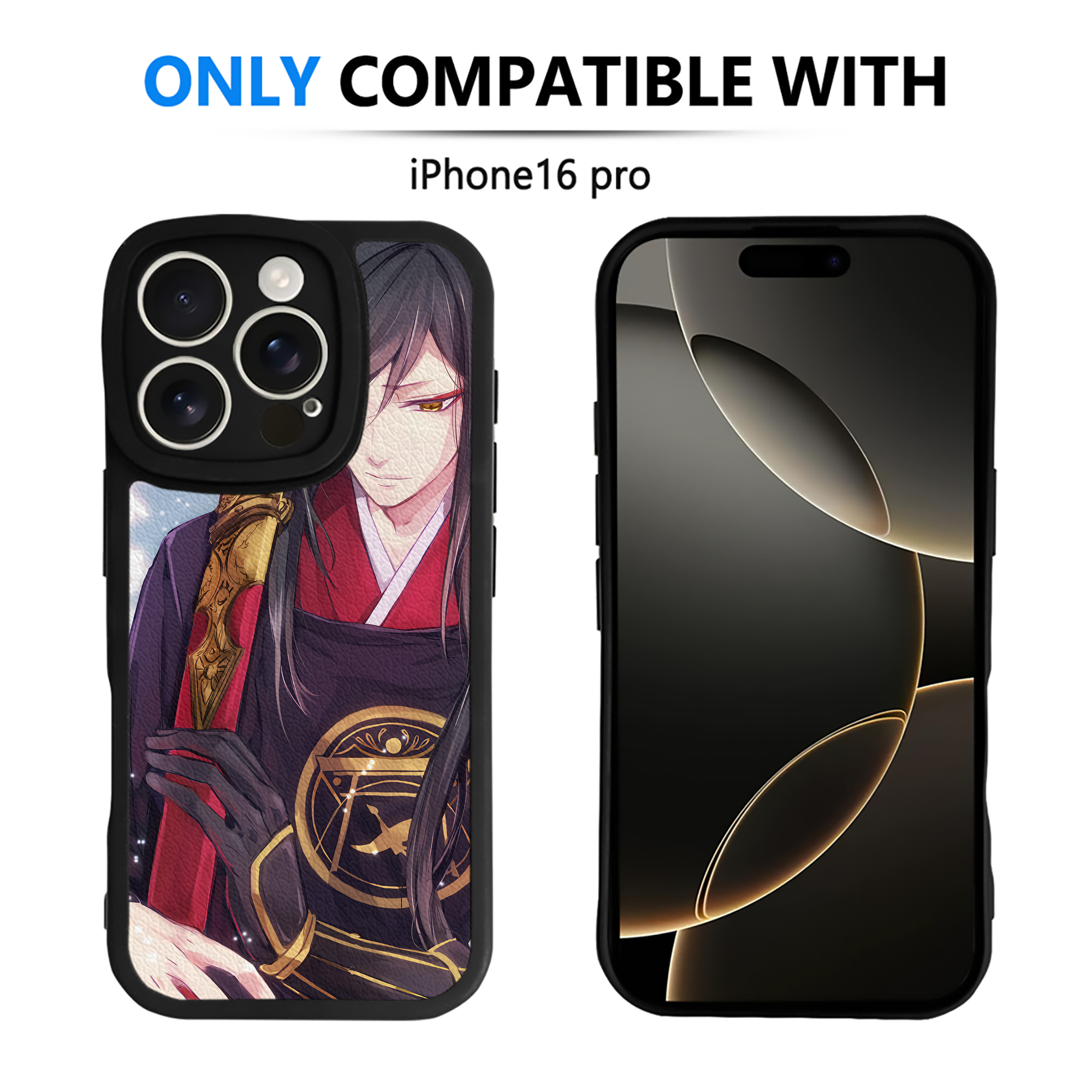 （画像用） 刀剣乱舞 Touken Ranbu 【iPhone 16シリーズ対応】シリコンスマホケース（レザー調） 材質：シリコン